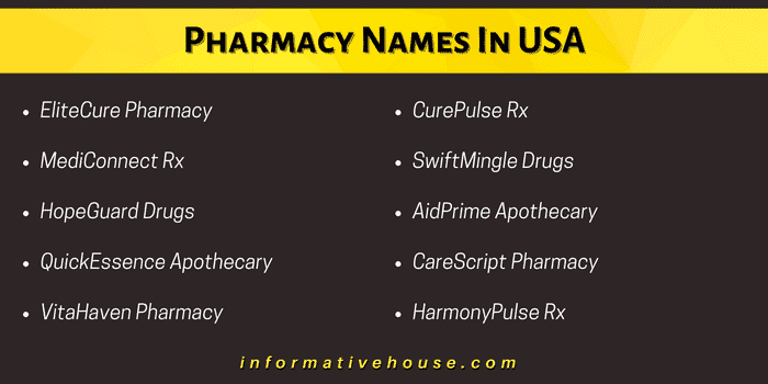 Top 10 Pharmacy Names In USA