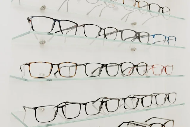 Hanging Opticals in a Shop