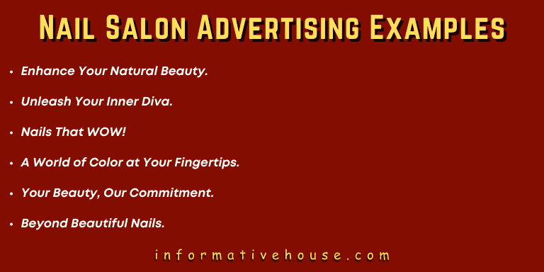 Top 6 Nail Salon Advertising Examples