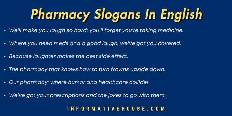 Top 6 Pharmacy Slogans In English to grow your business