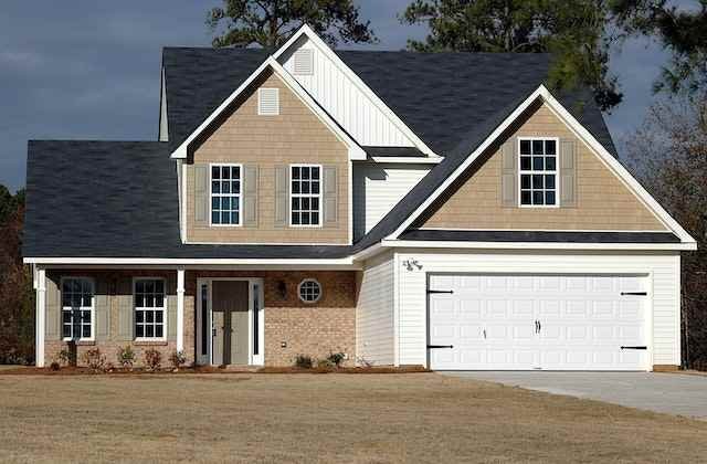 Catchy Garage Door of a house