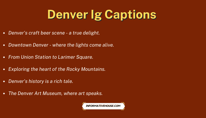 Denver Ig Captions
