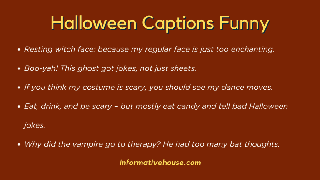 Halloween Captions Funny
