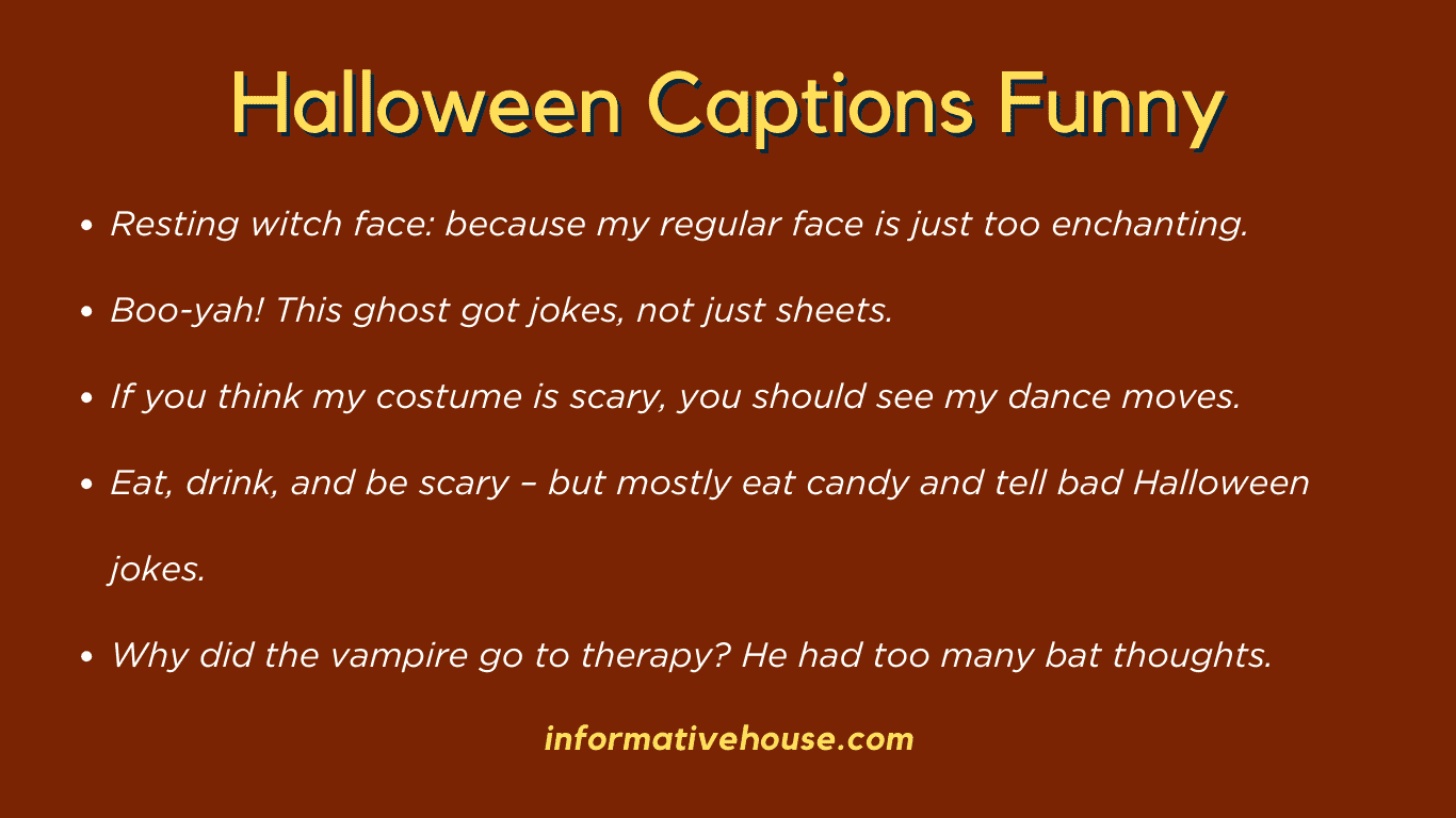 Funny Halloween Captions For Instagram to make it BOOtiful