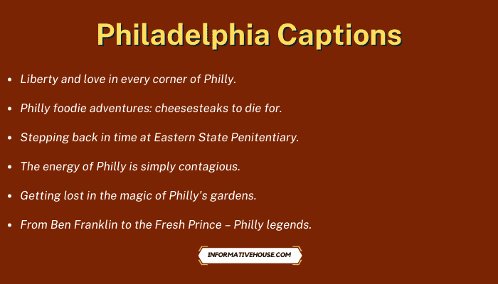 Philadelphia Captions
