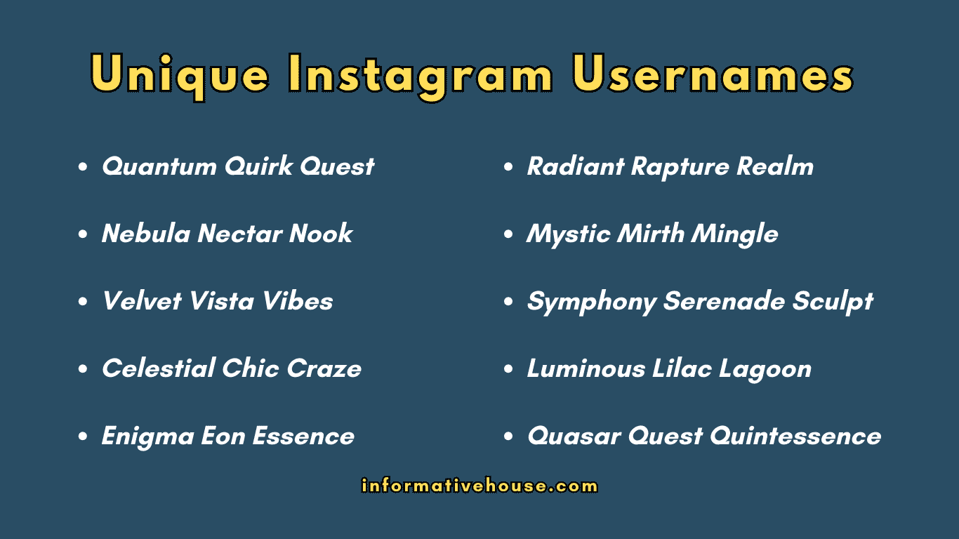 Discover 250+ Best Instagram Usernames Ideas for Max Impact ...