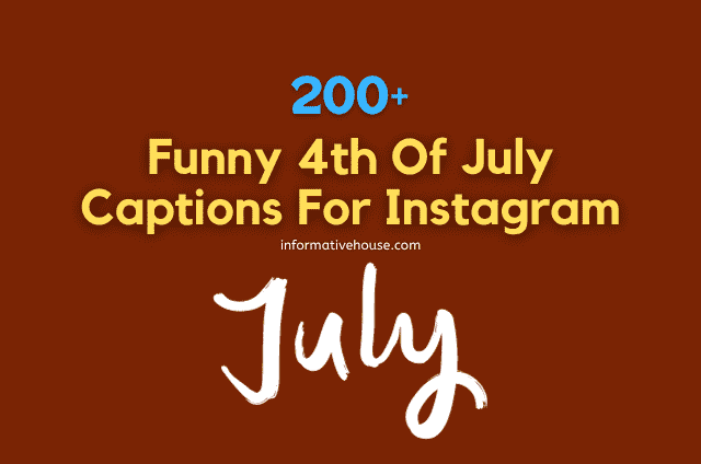 4th Of July Captions For Instagram