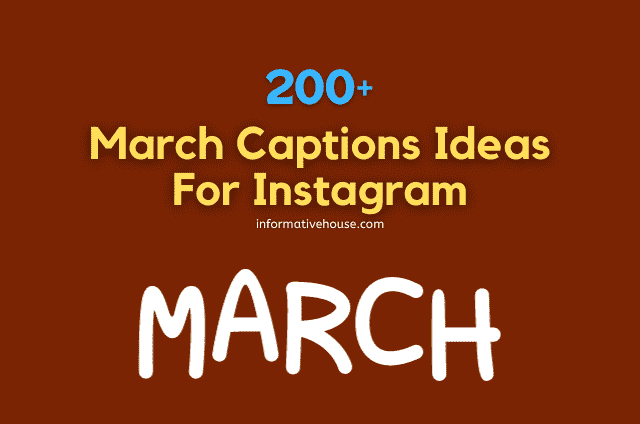 Funny March Captions For Instagram