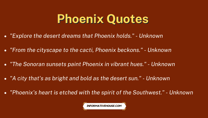 Phoenix Quotes