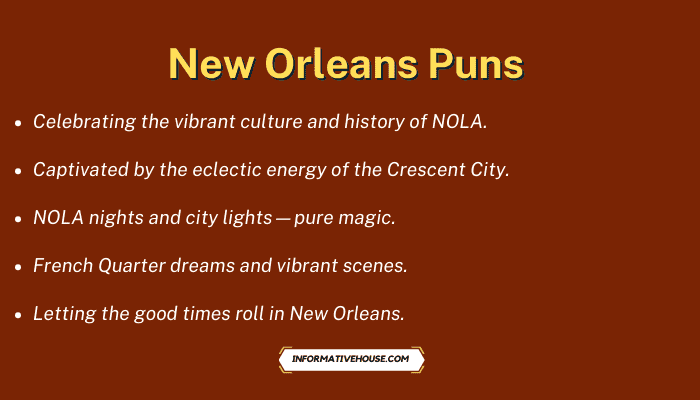 New Orleans Puns