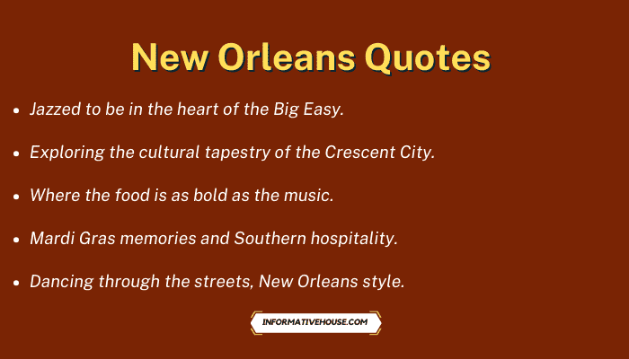 New Orleans Quotes