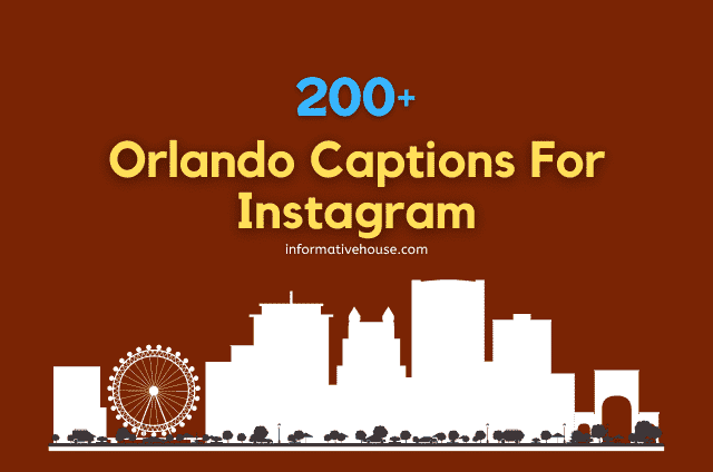 Orlando Captions For Instagram