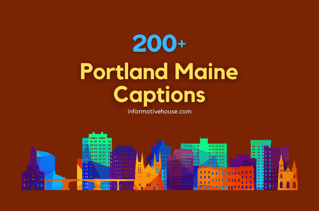 Portland Maine Captions