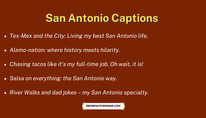 San Antonio Captions