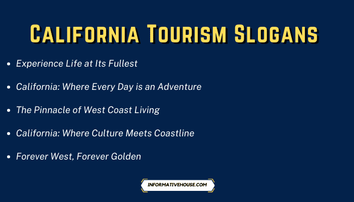 California Tourism Slogans