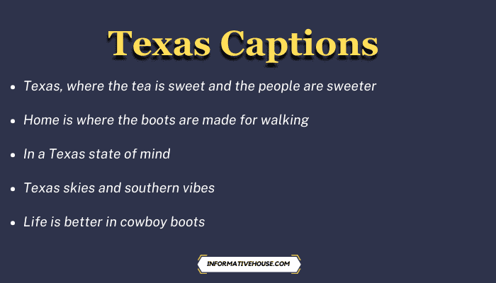 Texas Captions