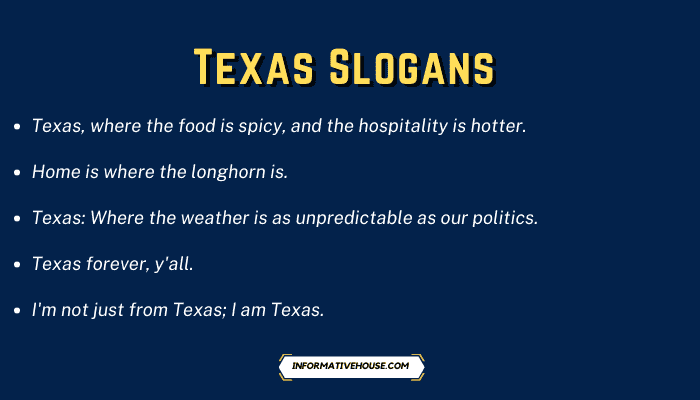 Texas Slogans