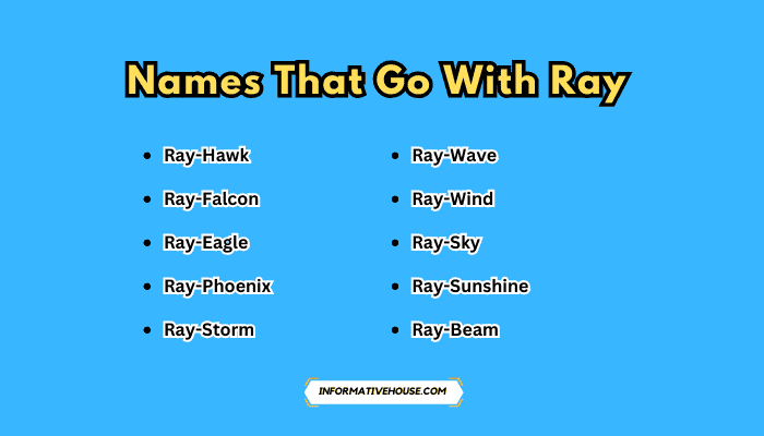 Names That Go With Ray