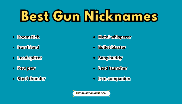 Best Gun Nicknames