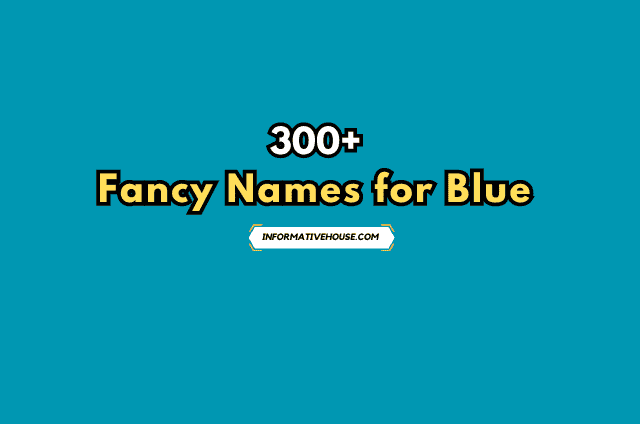Fancy Names for Blue