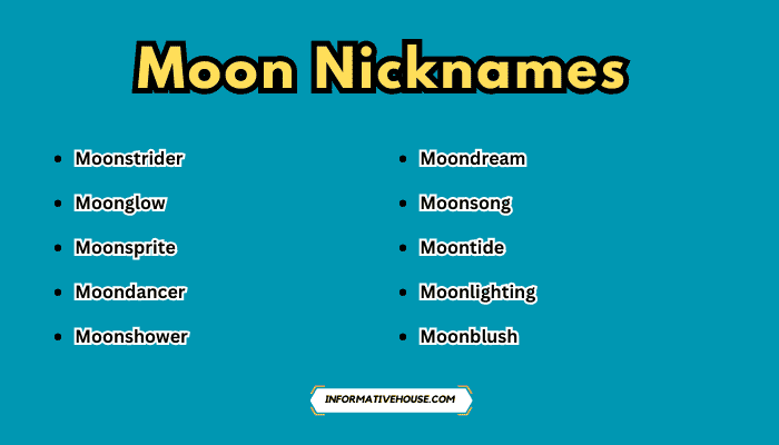 Moon Nicknames