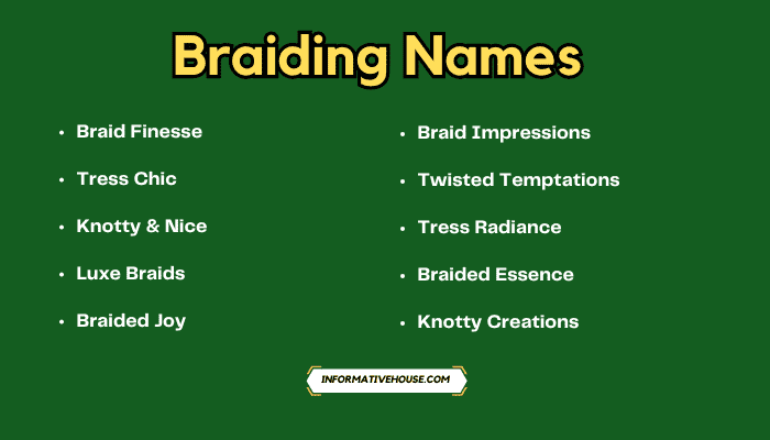 Braiding Names