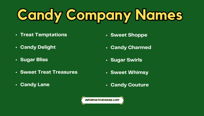 Candy Company Names