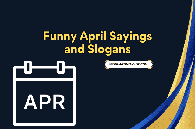 April Sayings