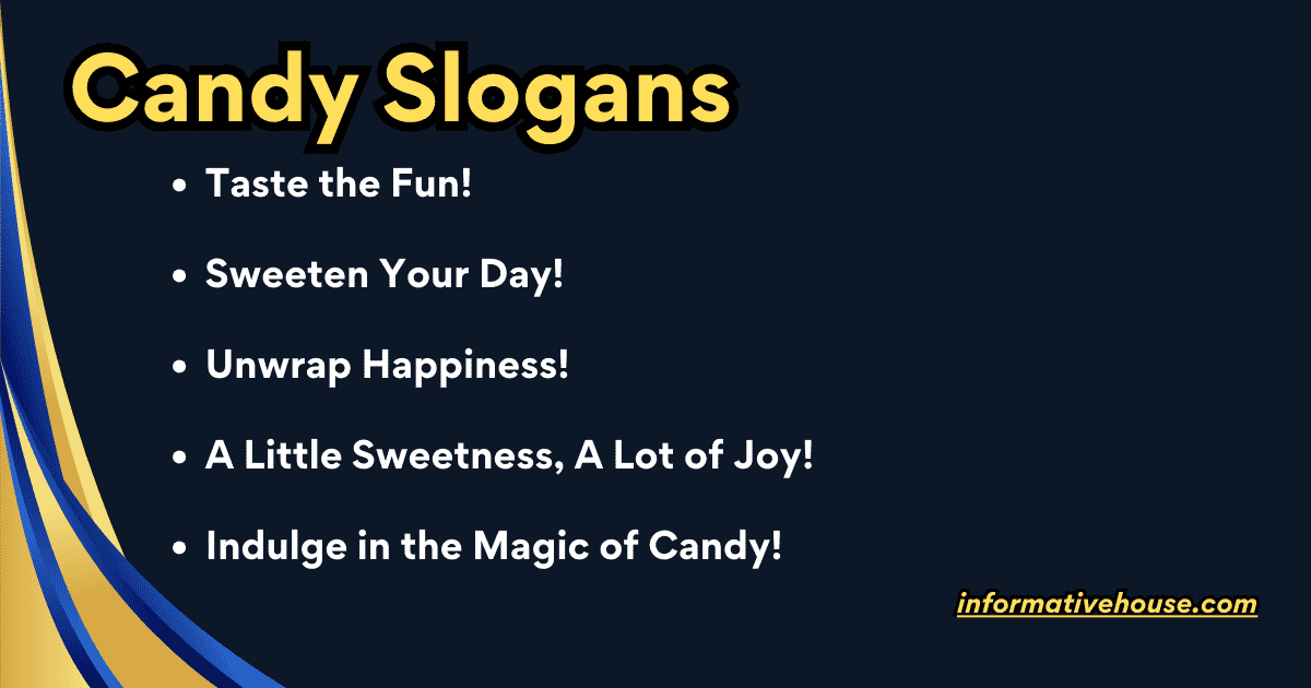 Candy Slogans