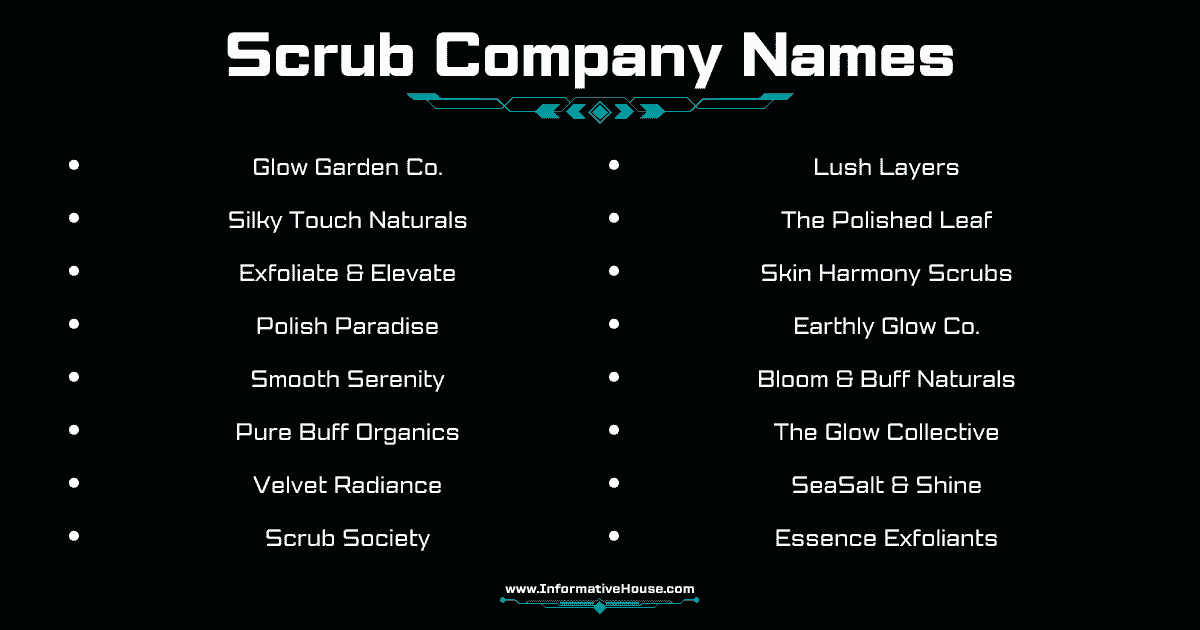 Scrub Company Names