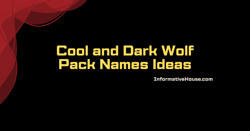 Wolf Pack Names Ideas