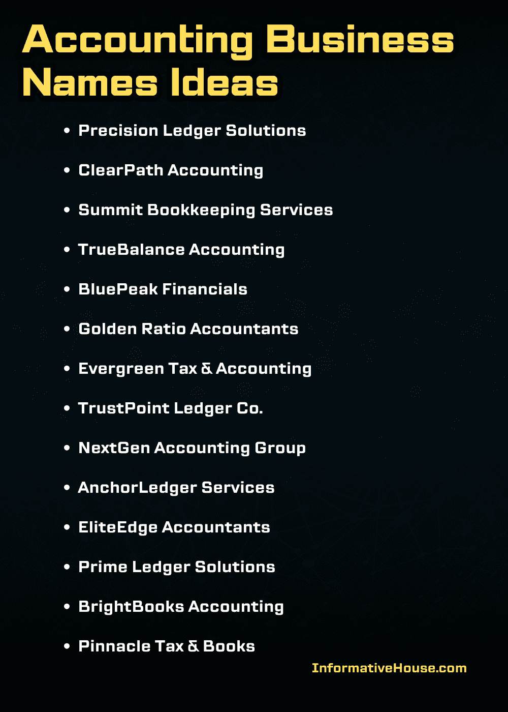 Accounting Business Names