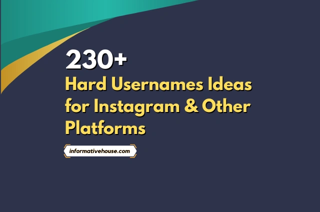 Hard Instagram Usernames