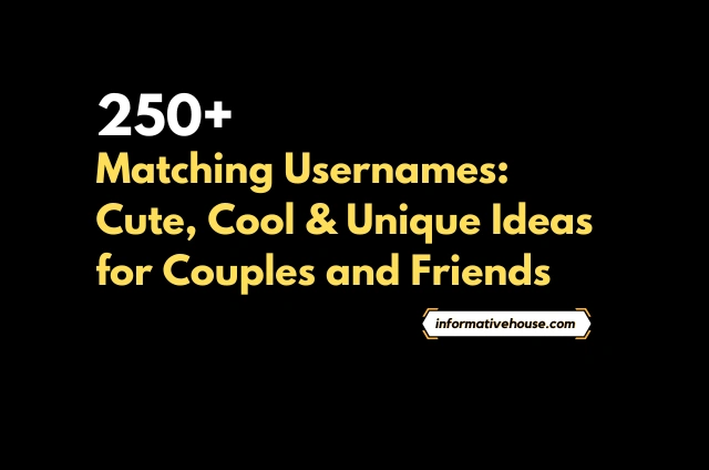 Matching Usernames Unique Ideas for Couples and Friends