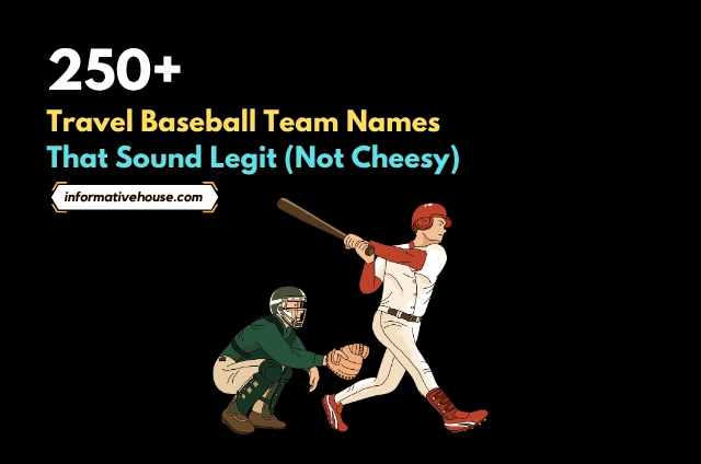Travel Baseball Team Names
