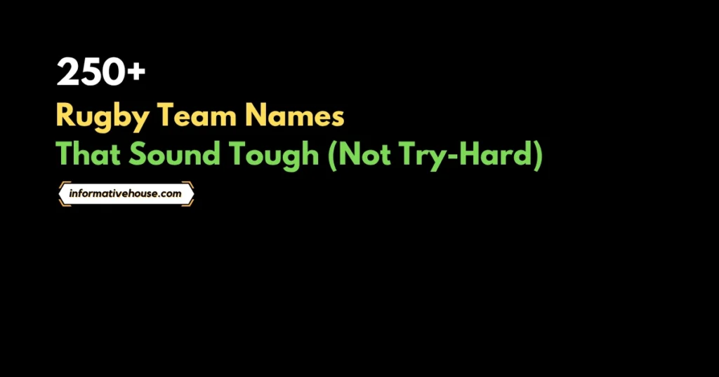 Rugby Team Names